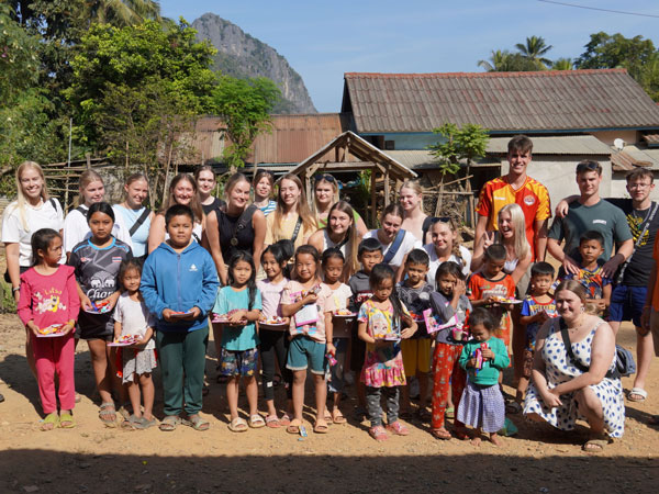 Laos landsbybesøg
