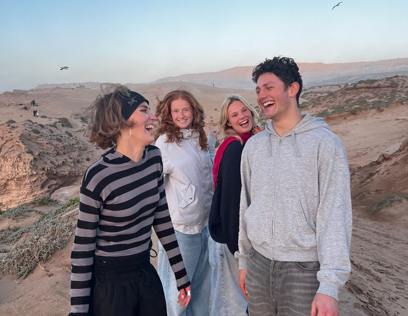 Praktikrejsen deltagere